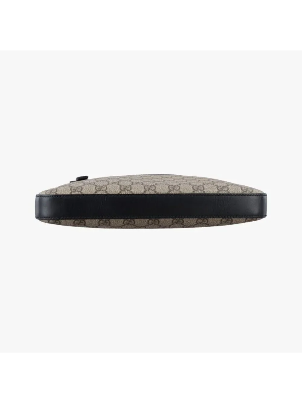 Gucci GG Supreme Flat Messenger Brown Canvas Leather